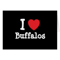 I love Buffalos heart custom personalized