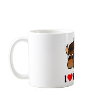 I Love Buffalos Mug