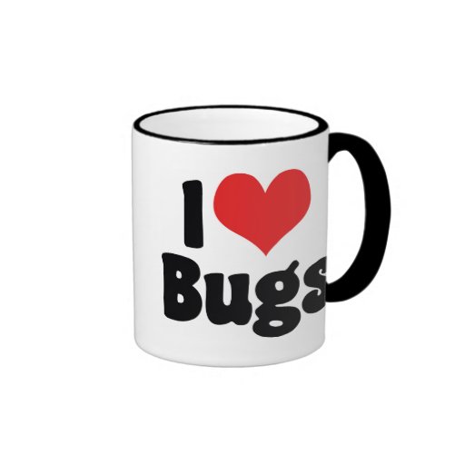 I Love Bugs Coffee Mugs