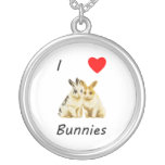 I Love Bunnies Custom Jewelry