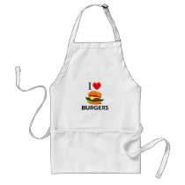 I Love Burgers Aprons