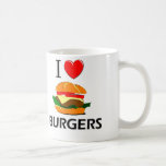 I Love Burgers Mug