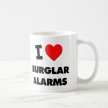 I Love Burglar Alarms Mug