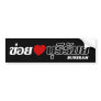 I Love Buriram ❤ Thai Script Bumper Sticker