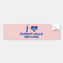I love Burnt Hills, New York Bumper Sticker