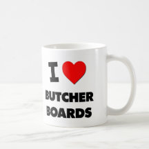 I Love Butcher Boards Mug