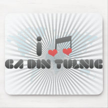 I Love Ca Din Tulnic Mousepad