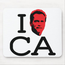 I Love CA - Gov - Mousepad