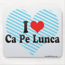 I Love Ca Pe Lunca Mousepads