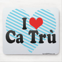 I Love Ca Trù Mouse Pad