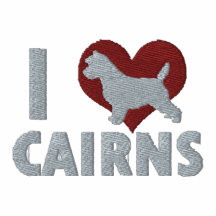 I Love Cairns Embroidered Shirt (Zip Hoodie)