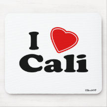 I Love Cali Mousepads
