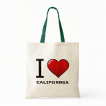 I LOVE CALIFORNIA CANVAS BAG