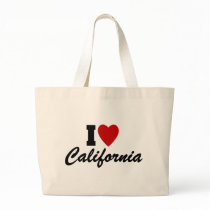 I Love California Tote Bag