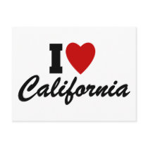 I Love California Post Card