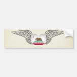 I Love California -wings Bumper Stickers