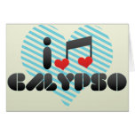 I Love Calypso Card