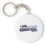 I Love CALYPSO music Key Chains