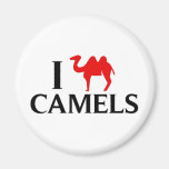 I Love Camels Refrigerator Magnets