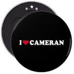 I LOVE CAMERAN PINBACK BUTTON