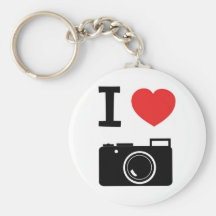 I love Cameras Key Chain