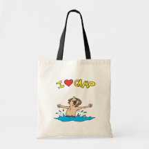 I Love Camp 2 Canvas Bag