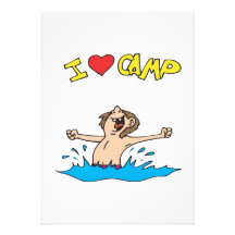 I Love Camp 2 Card