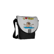 I Love Camp 2 Courier Bag