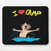 I Love Camp 2 Mouse Pad