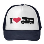 I love camping - camper mesh hats
