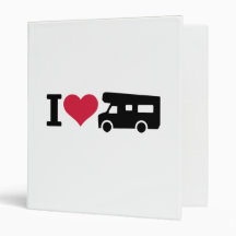 I love camping - camper vinyl binder
