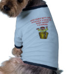 i love camping dog tee shirt