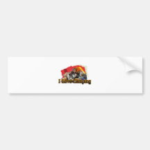 I Love Camping Tent Living Bumper Stickers