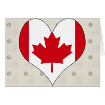 I Love Canada Card