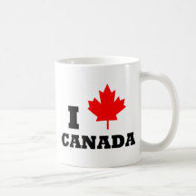 I Love Canada Coffee Mug