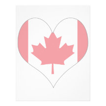 I Love Canada Customized Letterhead
