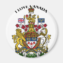 I LOVE CANADA-DESIGN 1 FROM 933958STORE REFRIGERATOR MAGNET