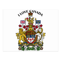 I LOVE CANADA-DESIGN 1 FROM 933958STORE POSTCARDS
