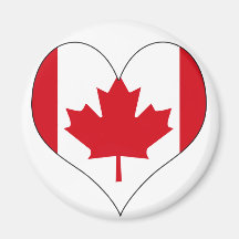 I Love Canada Fridge Magnets