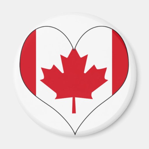 I Love Canada Fridge Magnets