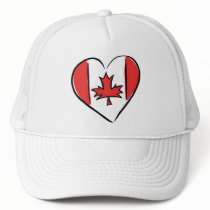 I Love Canada Hats