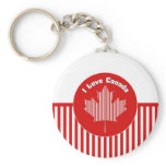 I Love Canada Key Chains
