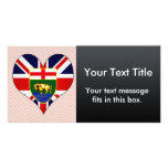 I Love Canada Manitoba Custom Photo Card
