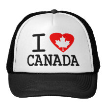 I Love Canada Mesh Hat