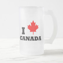 I Love Canada Mugs
