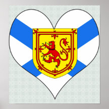 I Love Canada Nova Scotia Print