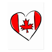 I Love Canada Post Cards