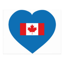 I Love Canada Post Cards