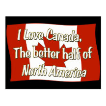 I Love Canada Post Cards