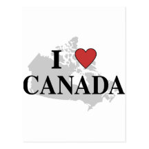 I Love Canada Post Cards